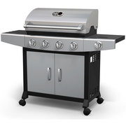 Shop Broil chef 4 Burner LP Barbecue with Side Burner Propane Gas Gril