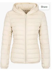 Wantdo Women's Hooded  Short Down Jacket- https://amzn.to/3ByJnEx