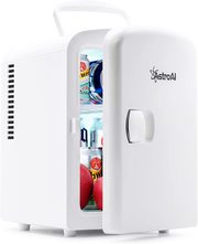 AstroAI Mini Fridge/4 Liter/6 Can AC/DC- https://amzn.to/3EynW8f