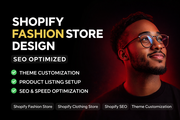 I will design shopify clothing website,  clothing shopify store,  shopif