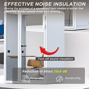 Enterprise Ventilated Sound Booths - Office Study Pod with Sockets