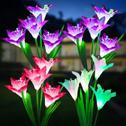 Outdoor Solar Lights,  4 Pack Solar Garden Light